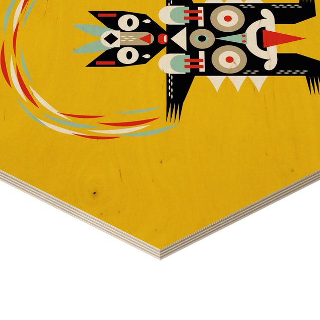 Deko Indianer Collage Ethno Monster - Jongleur