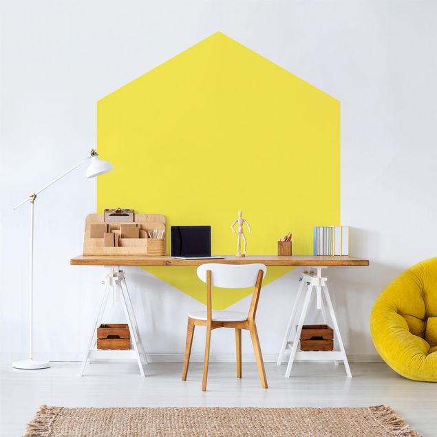 Wanddeko Büro Colour Lemon Yellow