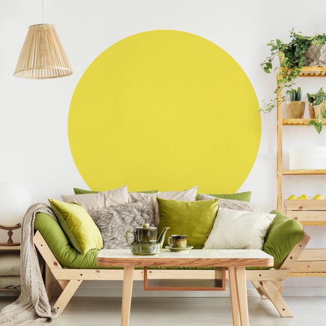 Wanddeko Wohnzimmer Colour Lemon Yellow
