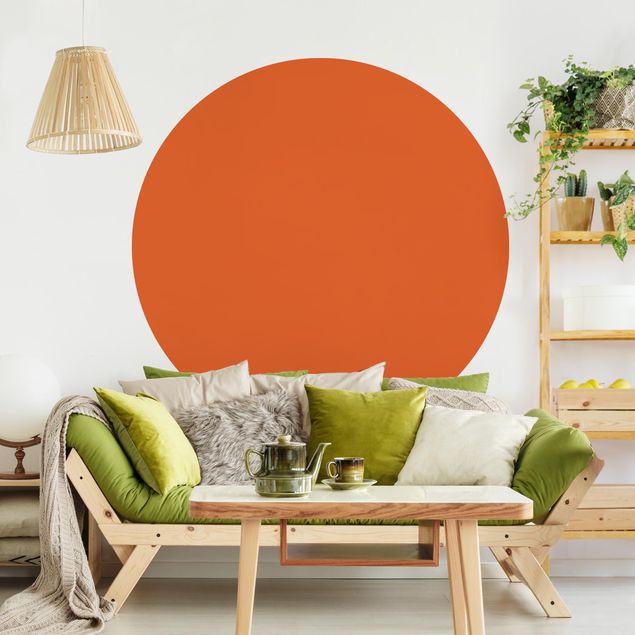 Wanddeko Wohnzimmer Colour Orange