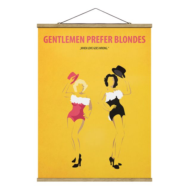 Wanddeko Flur Filmposter Gentlemen Prefer Blondes