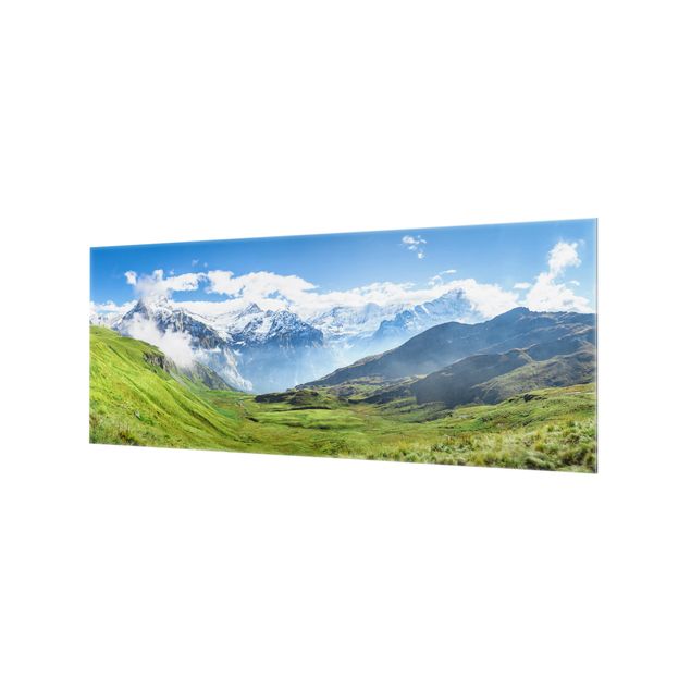 Wanddeko Berg Schweizer Alpenpanorama