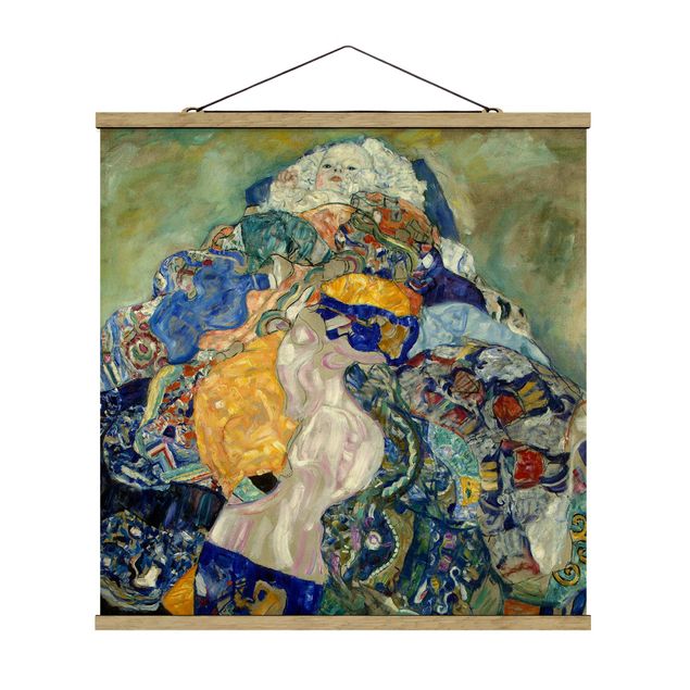 Wanddeko Schlafzimmer Gustav Klimt - Baby (Wiege)