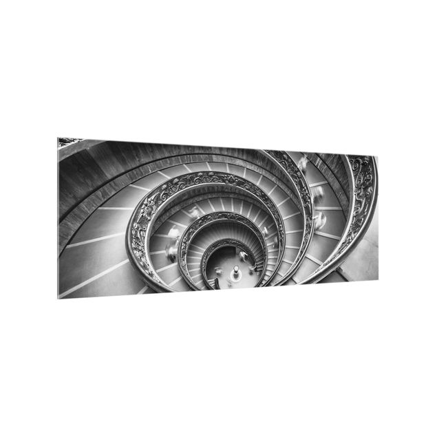 Wanddeko schwarz-weiß Bramante Treppe
