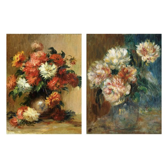 Wanddeko Blume Auguste Renoir - Blumenvasen