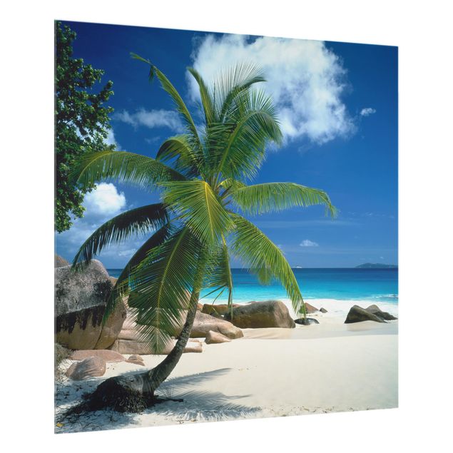 Deko Landschaft Traumstrand Seychellen