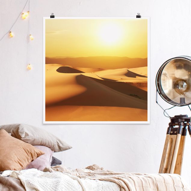 Wanddeko Wohnzimmer Die Wüste Saudi Arabiens