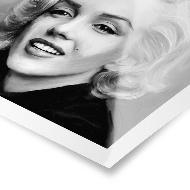 Wanddeko grau Marilyn privat