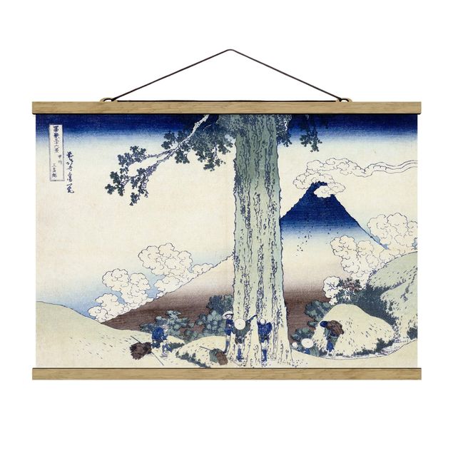Wanddeko Schlafzimmer Katsushika Hokusai - Mishima Pass in der Provinz Kai