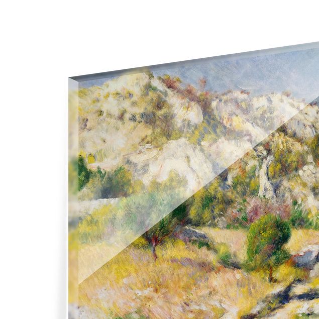 Wanddeko Malerei Auguste Renoir - Felsen bei Estaque