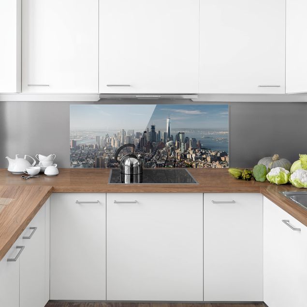 Wanddeko Küche Blick vom Empire State Building