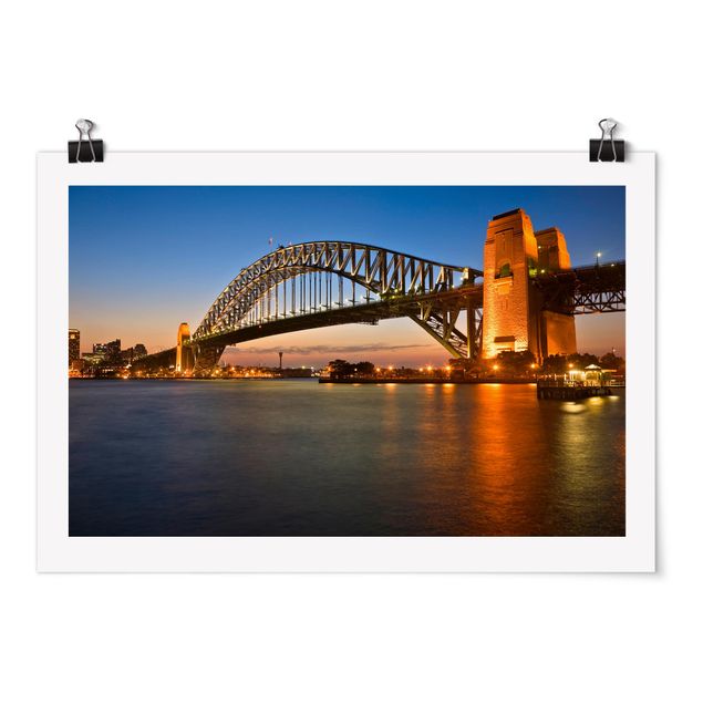 Wanddeko Flur Harbour Brücke in Sydney
