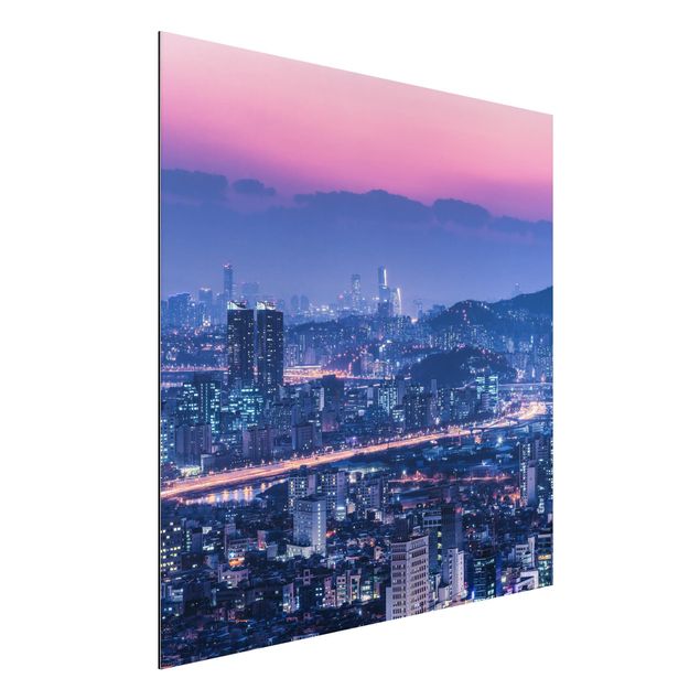 Wandbilder Asien Skyline von Seoul