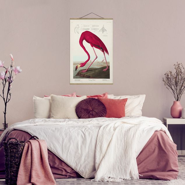 Wanddeko Schlafzimmer Vintage Lehrtafel Amerikanischer Flamingo