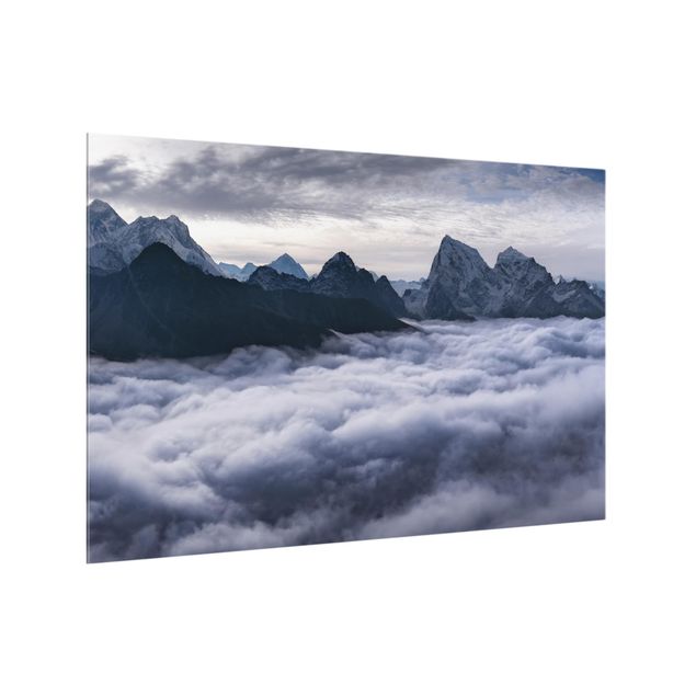 Wohndeko Landschaft Wolkenmeer im Himalaya