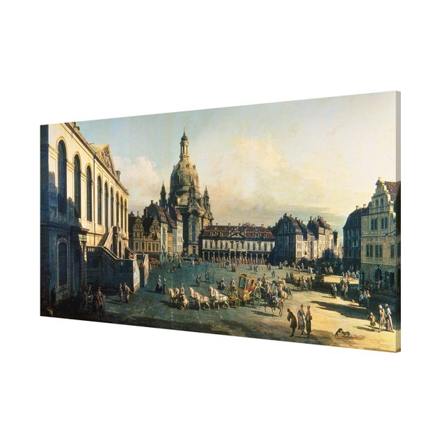 Bilder Barockstil Bernardo Bellotto - Der Neue Markt in Dresden
