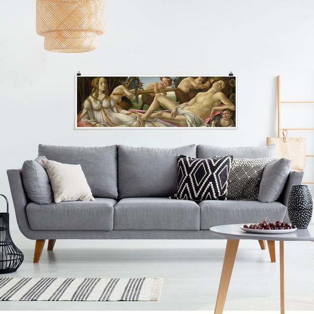 Wanddeko Flur Sandro Botticelli - Venus und Mars