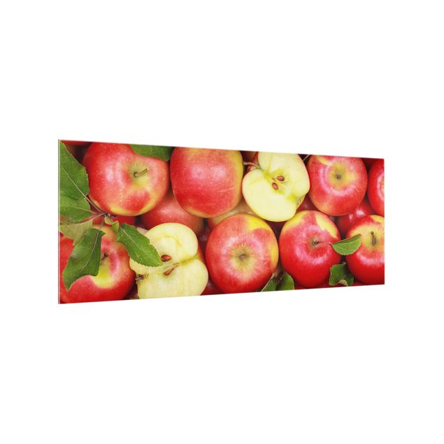 Wanddeko Kulinarisch Saftige Äpfel