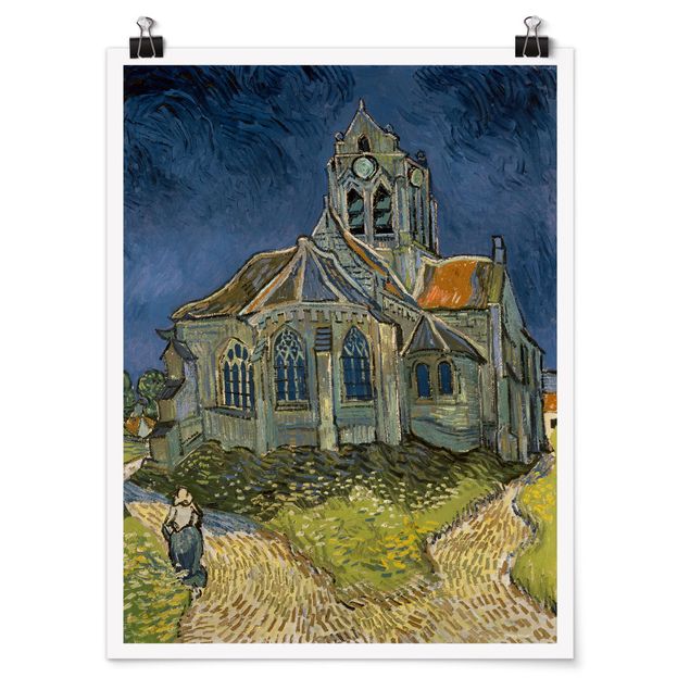 Pointillismus Bilder Vincent van Gogh - Kirche Auvers-sur-Oise