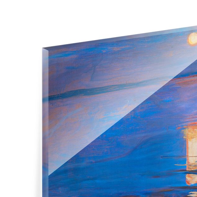 Wohndeko Meerblick Edvard Munch - Sommernacht am Meeresstrand