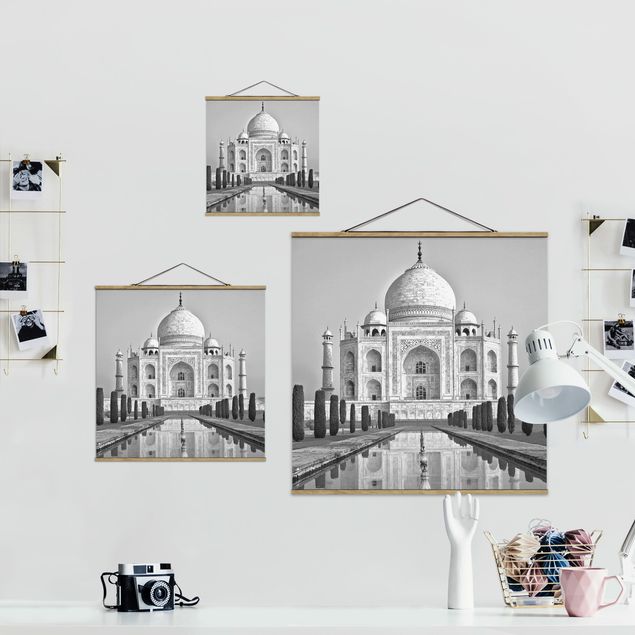 Wanddeko Esszimmer Taj Mahal mit Garten