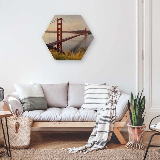 Wanddeko Architektur Golden Gate Bridge in San Francisco