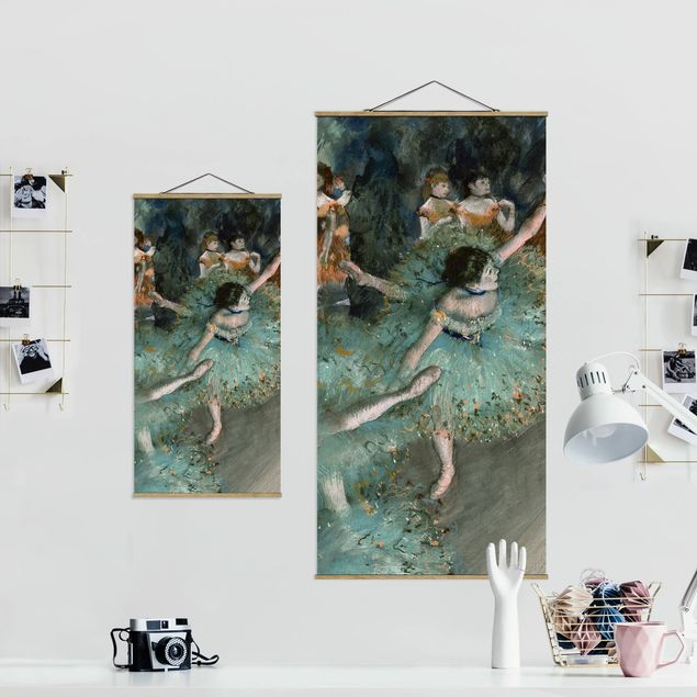 Wanddeko Esszimmer Edgar Degas - Tänzerinnen in Grün