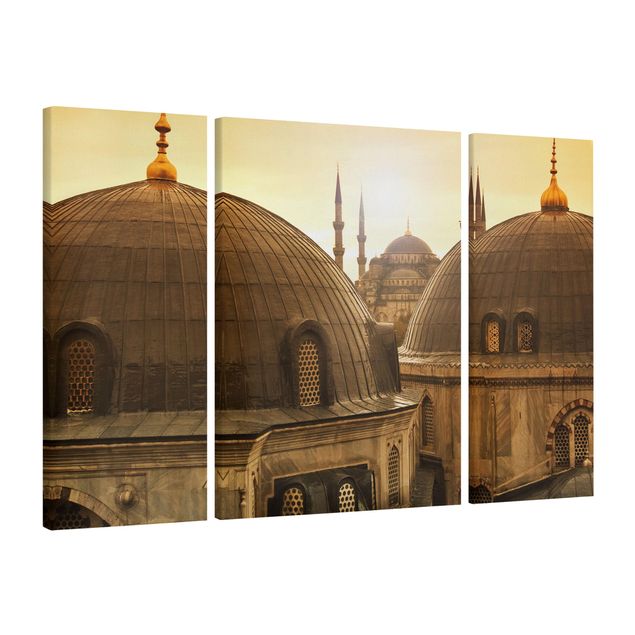 Wanddeko Esszimmer Über den Dächern von Istanbul