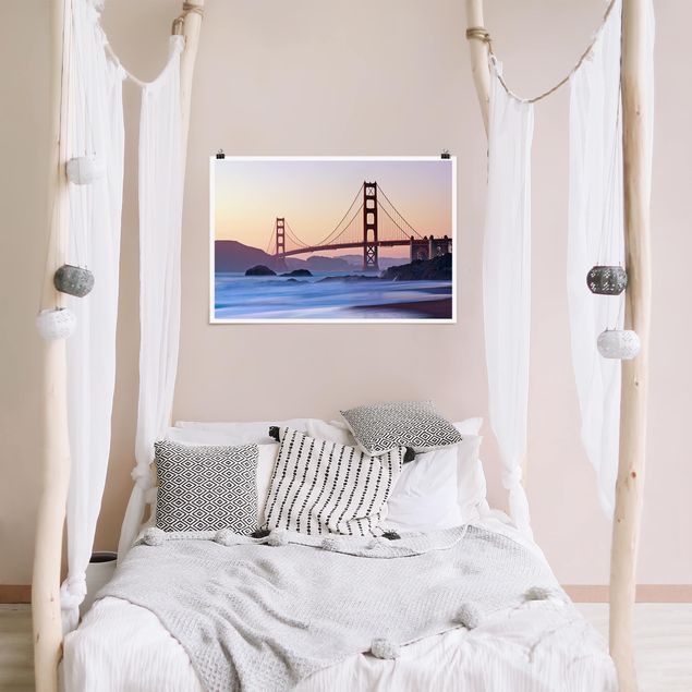 Wanddeko Schlafzimmer San Francisco Romance