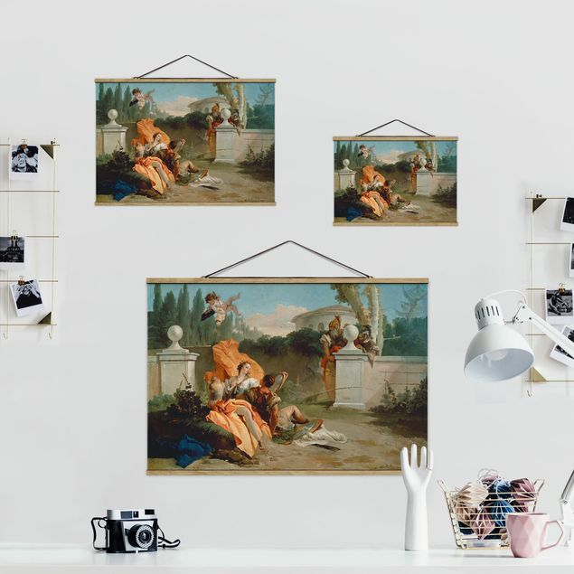 Wanddeko Büro Giovanni Battista Tiepolo - Rinaldo und Armida