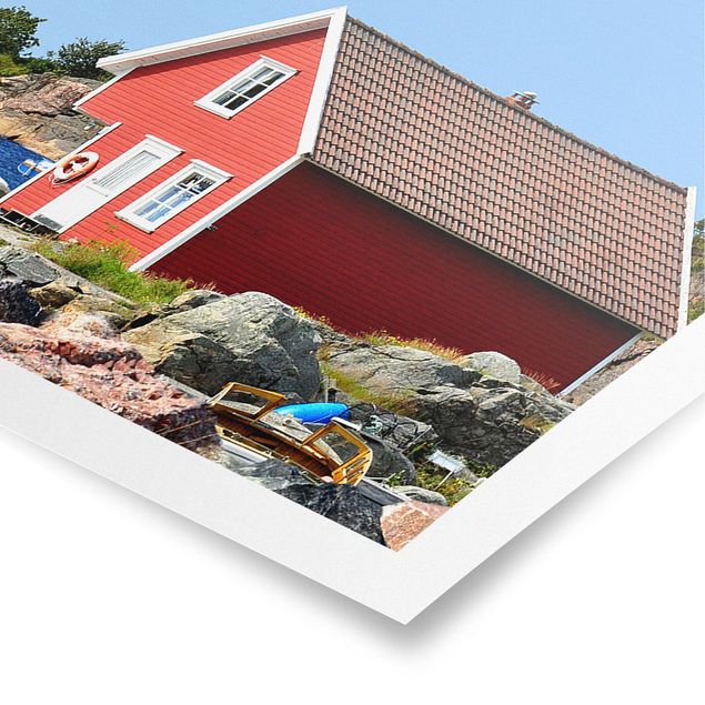 Wanddeko Büro Urlaub in Norwegen