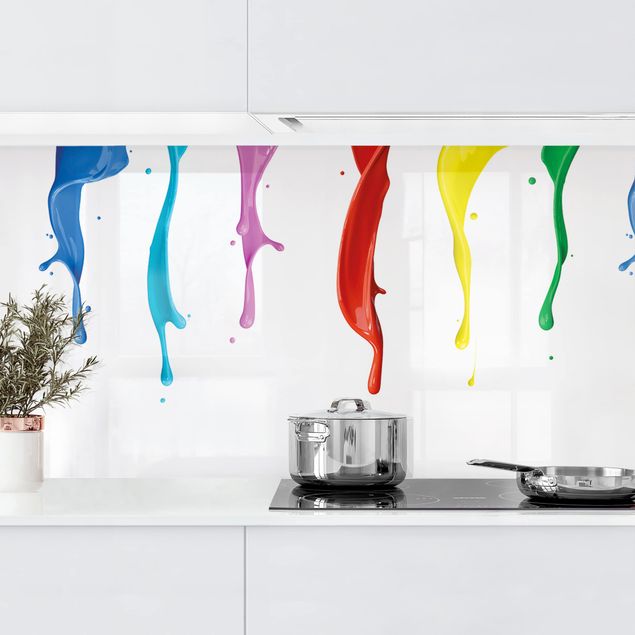 Wanddeko Küche Farbspritzer I