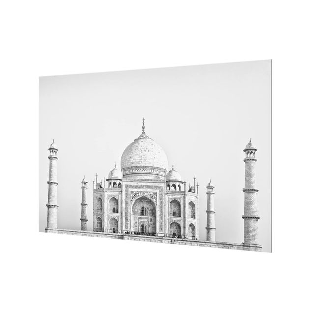 Wanddeko Orientalisch Taj Mahal in Grau