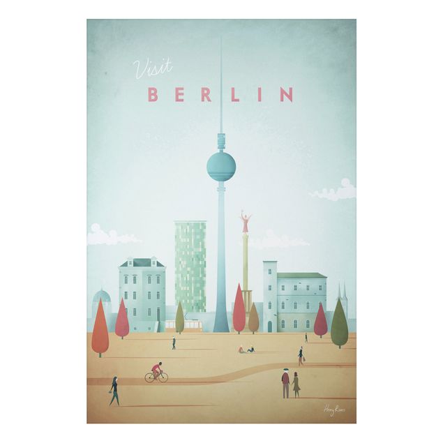 Wanddeko Architektur Reiseposter - Berlin