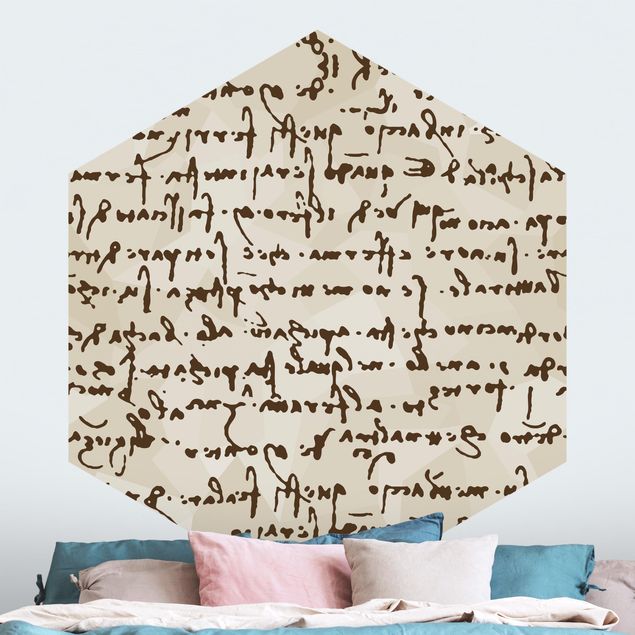 Wanddeko Schlafzimmer Da Vinci Manuskript