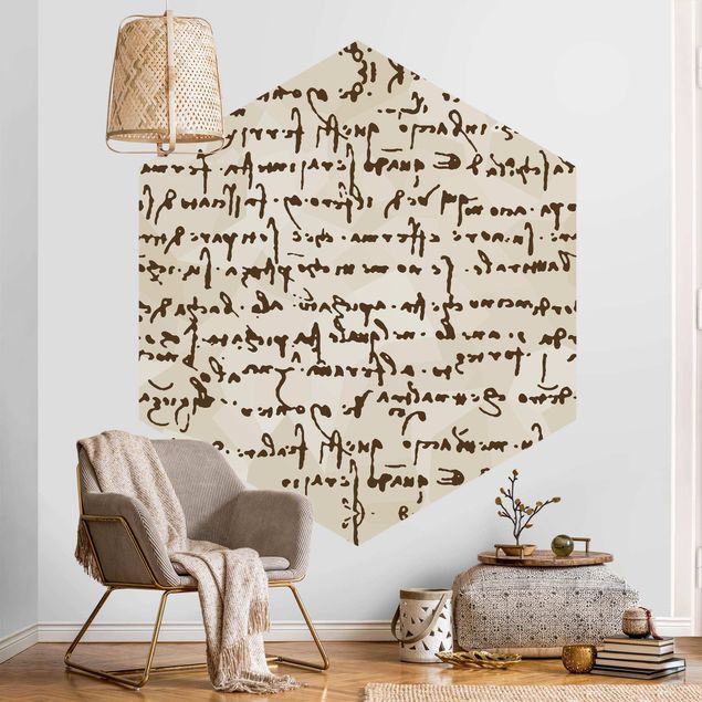 Wanddeko Esszimmer Da Vinci Manuskript