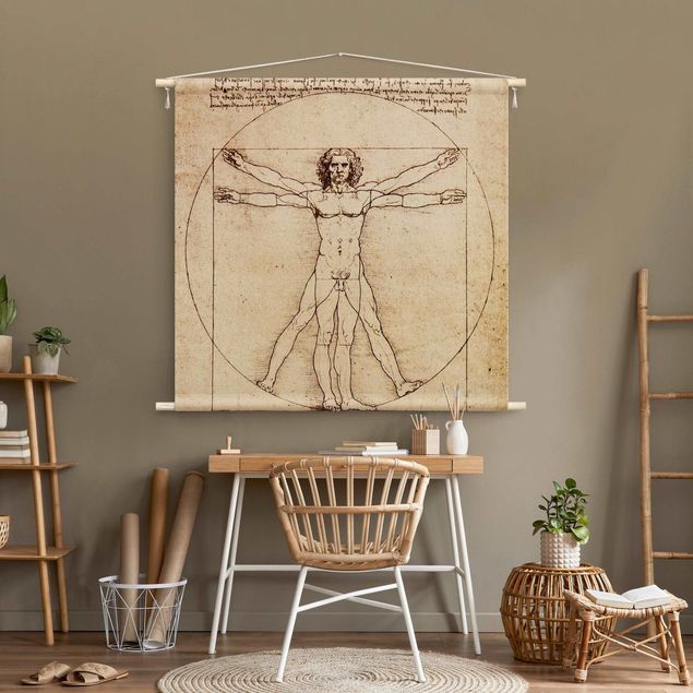 Wanddeko Wohnzimmer Da Vinci