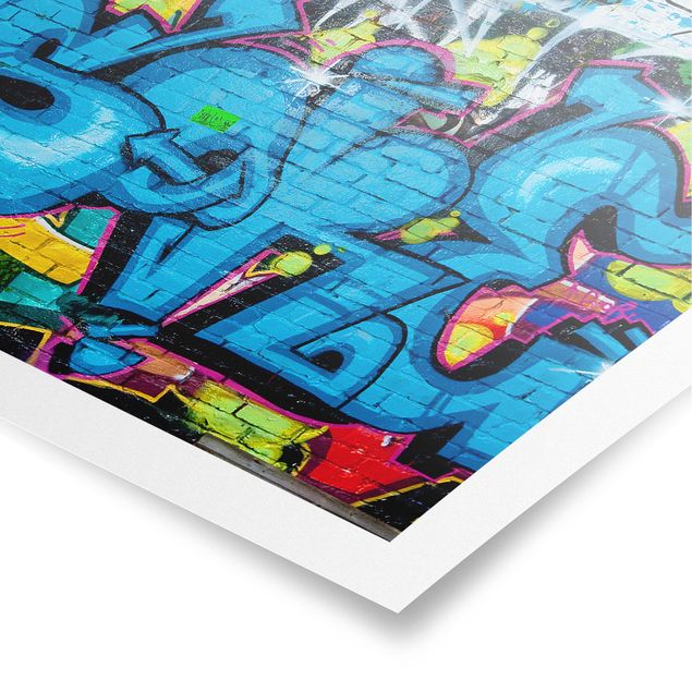 Wanddeko Jungenzimmer Colours of Graffiti