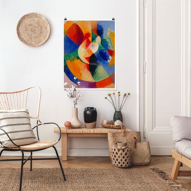 Wanddeko Flur Robert Delaunay - Kreisformen, Sonne