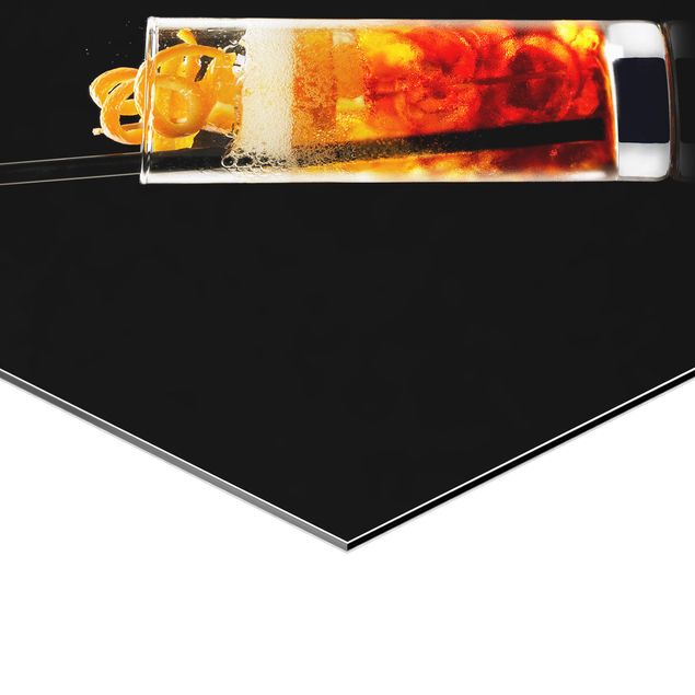 Deko Kulinarisch Cocktail Set auf Schwarz Set I