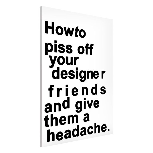 Wanddeko Flur Designers Headache