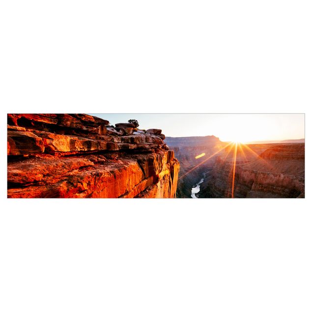 Wanddeko Amerika Sonne im Grand Canyon
