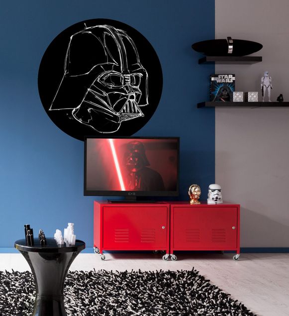 Wanddeko Büro Star Wars Ink Vader