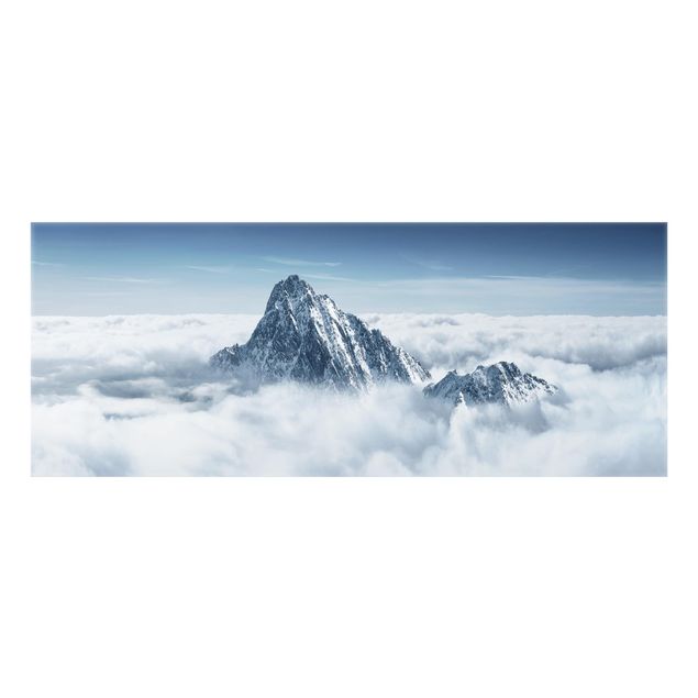 Deko Berg Die Alpen über den Wolken