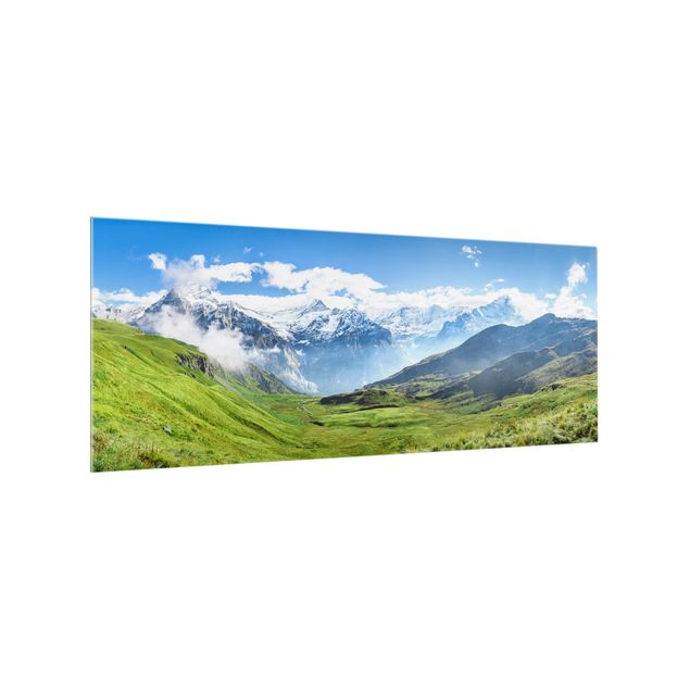 Wanddeko Schweiz Schweizer Alpenpanorama