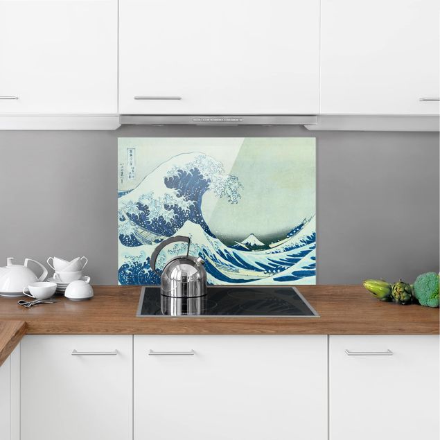 Küchen Deko Katsushika Hokusai - Die grosse Welle von Kanagawa