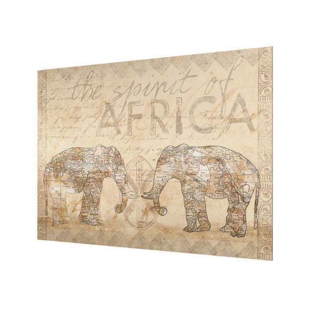 Wohndeko Elefant Vintage Collage - Spirit of Africa