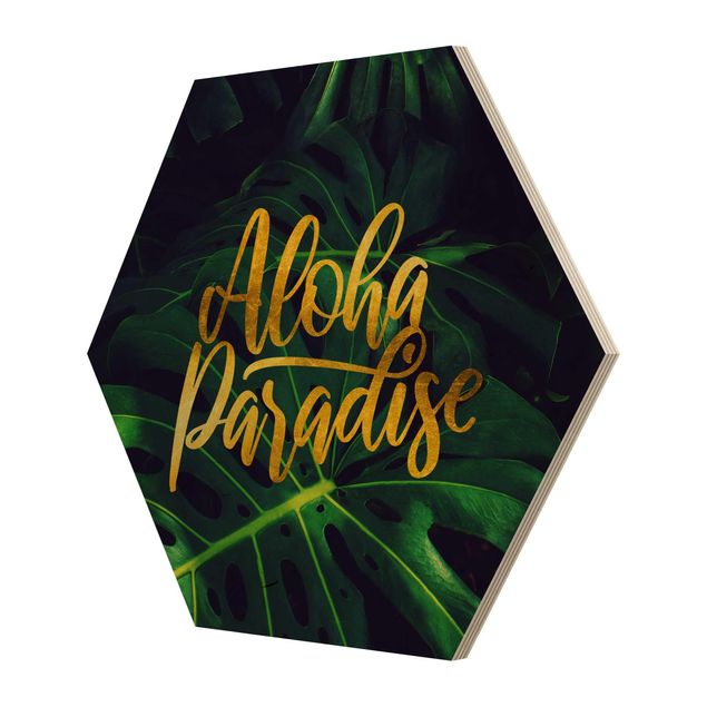 Wanddeko Praxis Dschungel - Aloha Paradise