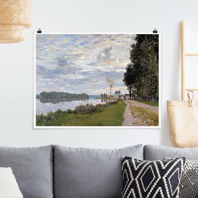 Bilder Impressionismus Claude Monet - Ufer Argenteuil