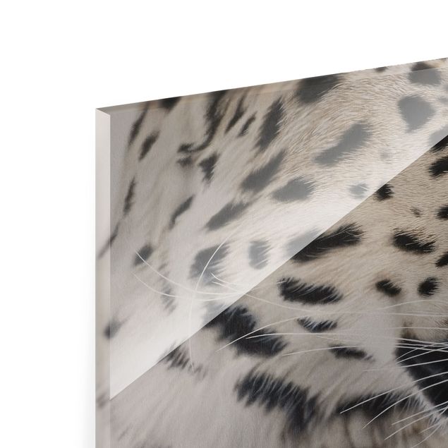 Wanddeko über Bett Der Leopard